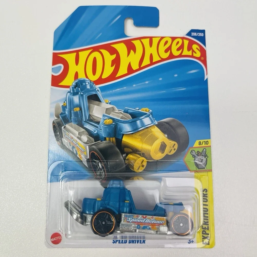 Hot Wheels 2025 Experimotors 8/10 Speed Driver Blue 206/250 Mattel